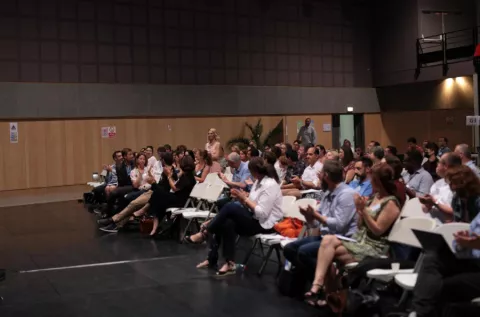 Participants au 2e colloque de télémédecine à Guéret