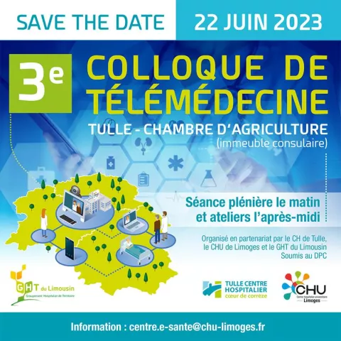 Affiche colloque Télémédecine