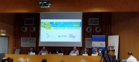 Présentation lors du colloque Télémédecine à Tulle