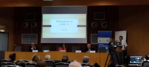 Présentation lors du colloque Télémédecine à Tulle